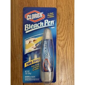 Clorox Bleach Pen Gel Dual Tips New Sealed 2005 Laundry Cleaning Home‎ 2.0 fl oz
